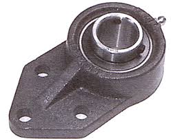 1-3/8 KANIGEN SET SCREW RF WHITE 3-BOLT FLANGE BRACKET UCFBL207-22MZ20RFW AMI 